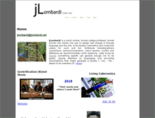 Tablet Screenshot of jlombardi.net